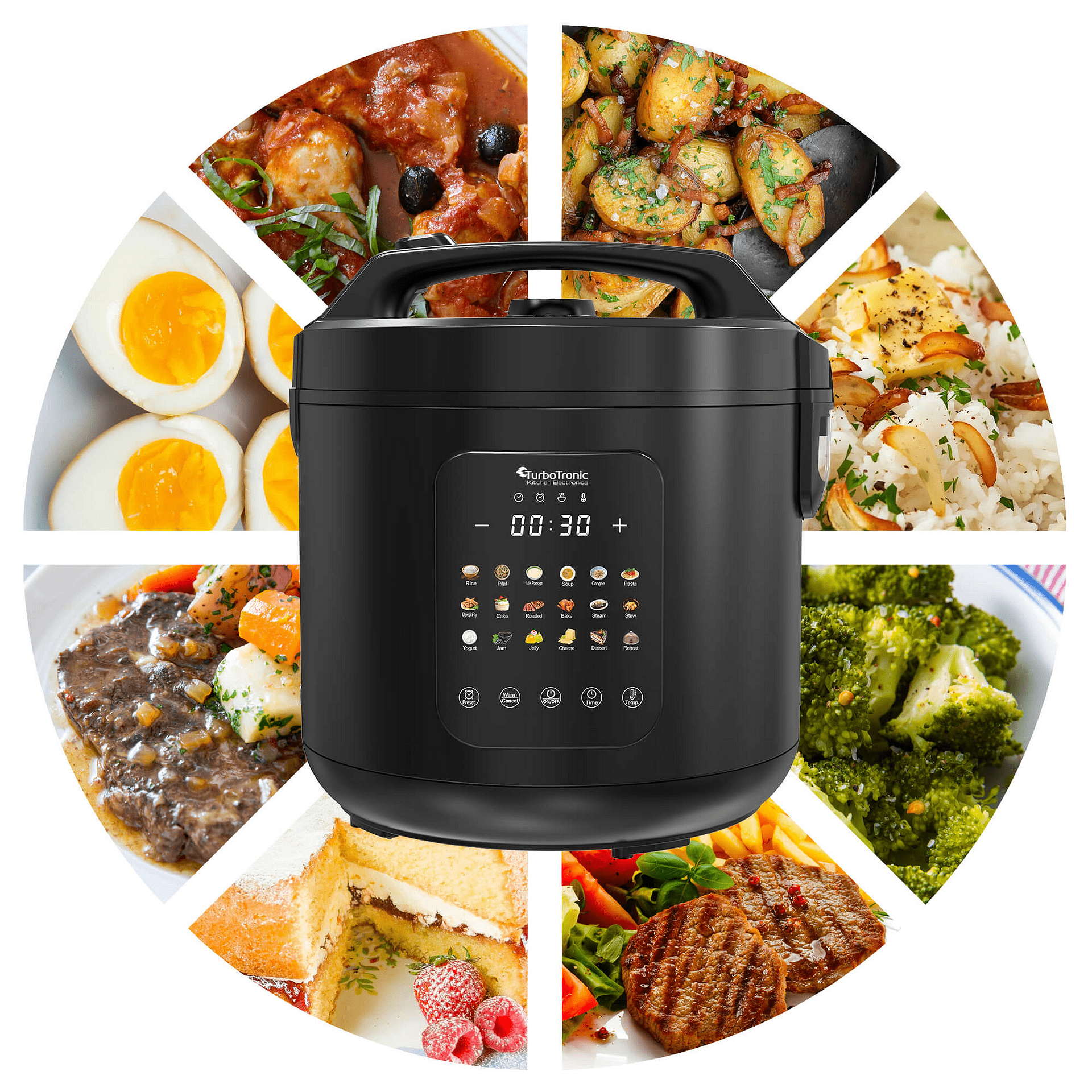Мултикукър Turbotronic Cookmaster 18в1